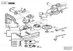 Bosch 0 601 352 003 Gws 18-230 Angle Grinder 220 V / Eu Spare Parts